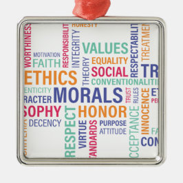 "Unternehmensethik" Ornament Aus Metall