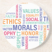 "Unternehmensethik" Untersetzer (Vorne)