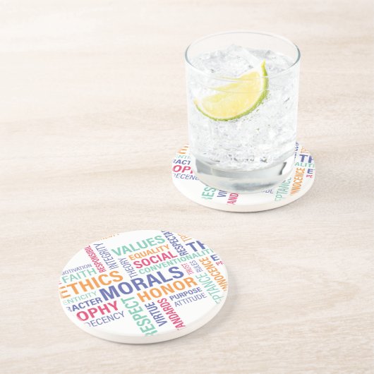 "Unternehmensethik" Untersetzer (Seite)