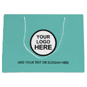 Unternehmensförderung | Eigene Logos Großhandel Große Geschenktüte (Vorderseite)