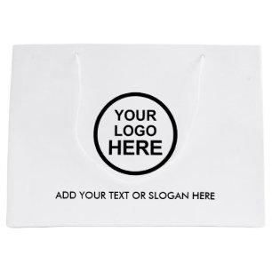 Unternehmensförderung Eigene Logos Großhandel Große Geschenktüte