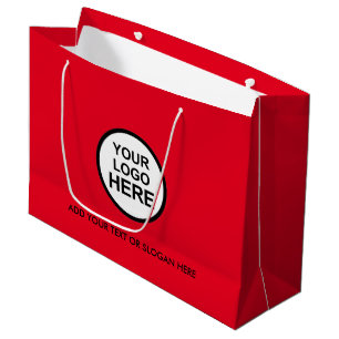 Unternehmensförderung Eigene Logos Großhandel Große Geschenktüte