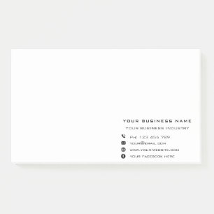 Unternehmensförderung Personalisiert - modern Post-it Klebezettel