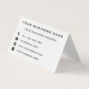 Unternehmensförderung Personalisiert - modern Visitenkarten