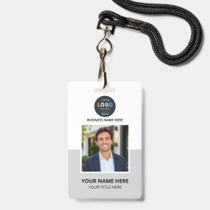 Unternehmensfoto und Logo Geschäft Ausweis