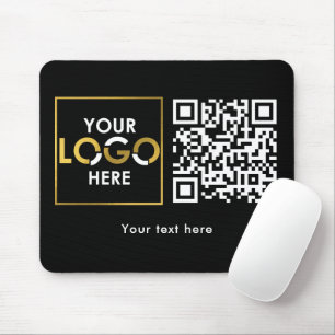 Unternehmensgeschäft Ihr Logo hier QR-Code Modern Mousepad