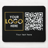 Unternehmensgeschäft Ihr Logo hier QR-Code Modern Mousepad (Vorne)