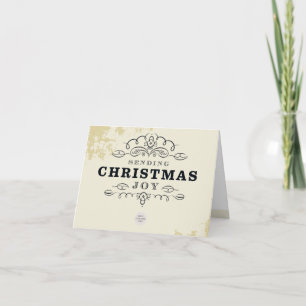 UNTERNEHMENSGESCHÄFT Weihnachtsfreude Logo senden Feiertagskarte