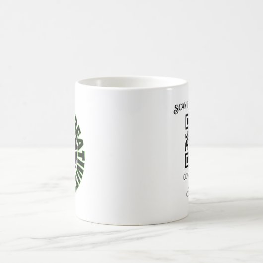 Unternehmensgeschenk QRcode mit Personalisierung B Kaffeetasse (Mittel)
