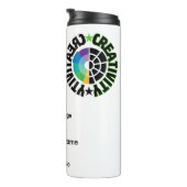 Unternehmensgeschenk QRcode mit Personalisierung B Thermosbecher (Nach rechts gedreht)