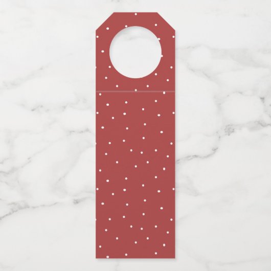 UNTERNEHMENSGESELLSCHAFT HOLIDAY GIFT | Christmas Flaschenanhänger (Rückseite)