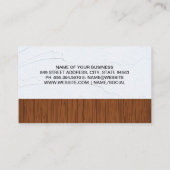 Unternehmensgruppen | Holzkleckwand Visitenkarte (Rückseite)