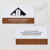 Unternehmensgruppen | Holzkleckwand Visitenkarte (Vorne/Hinten)