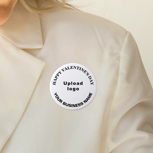 Unternehmensgrüße auf weißem Runden Button