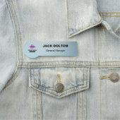 Unternehmensidentität: Personalisiertes Silver Nam Namensschild (Beispiel)