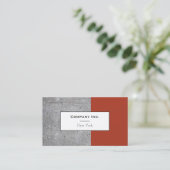 Unternehmenskarte| Beton Visitenkarte (Stehend Vorderseite)