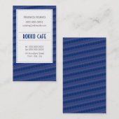 UNTERNEHMENSKARTE: Funky menu 2 Visitenkarte (Vorne/Hinten)