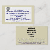 Unternehmenskarte für die Grenzmission Visitenkarte (Vorne/Hinten)