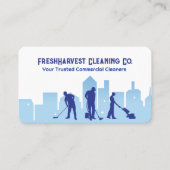 Unternehmenskarte für die Janitorial-Reinigung Visitenkarte (Vorderseite)