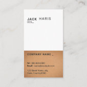 Unternehmenskarte Visitenkarte (Rückseite)