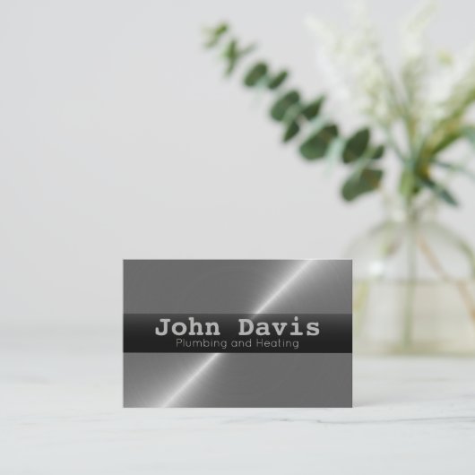 Unternehmenskarten für das Kleben und Heizen Visitenkarte (Stehend Vorderseite)