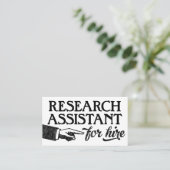 Unternehmenskarten für Forschungsassistenten - Coo Visitenkarte (Stehend Vorderseite)