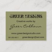 Unternehmenskarten für Steampunk-Eiffelturm Visitenkarte (Rückseite)