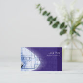 Unternehmenskarten mit Intel Blue Architect Visitenkarte (Stehend Vorderseite)