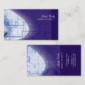 Unternehmenskarten mit Intel Blue Architect Visitenkarte (Vorne/Hinten)