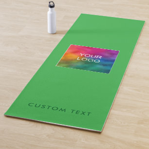 Unternehmenslogo mit individuellem Text Monogramm Yogamatte
