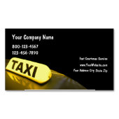 Unternehmensmagnete Taxi Magnetische Visitenkarte (Vorderseite)