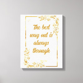 Unternehmensmotivation Frost Typografie Leinwanddruck