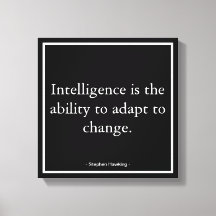 Unternehmensmotivation Hawking Typografie