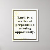 Unternehmensmotivation Seneca Typografie Leinwanddruck (Vorderseite)