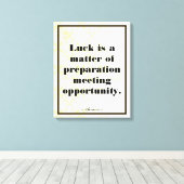 Unternehmensmotivation Seneca Typografie Leinwanddruck (Insitu (Holzboden))