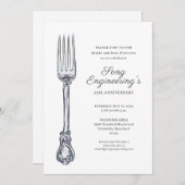 Unternehmensparty Einladung (Vorne/Hinten)