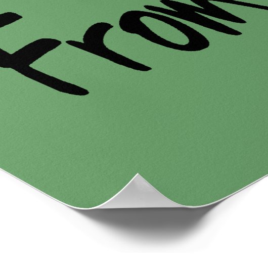 Unternehmensplan Poster (Ecke)