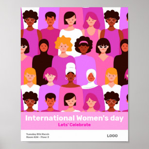 Unternehmensposter zum internationalen Frauentag 8 Poster