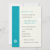 Unternehmensrebe-Türkis Einladung (Vorderseite)