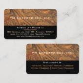 Unternehmensschwarze MarmorierungVisitenkarten Visitenkarte (Vorne/Hinten)