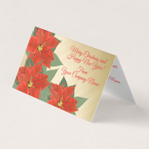 Unternehmensteil  Kunde Red Poinsettia Gold Weihna