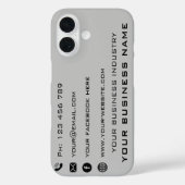 Unternehmenstext Info zum iPhone-Fall Ihrer Visite Case-Mate iPhone Hülle (Rückseite)