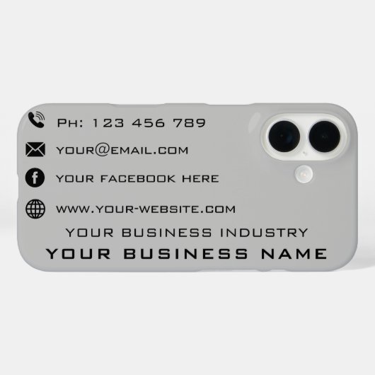 Unternehmenstext Info zum iPhone-Fall Ihrer Visite Case-Mate iPhone Hülle (Rückseite (Horizontal))