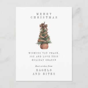 UNTERNEHMENSURLAUB   Christmas Tree Postcar Postkarte