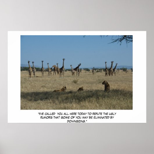 Unternehmensversammlung - Verkleinerung Poster (Vorne)