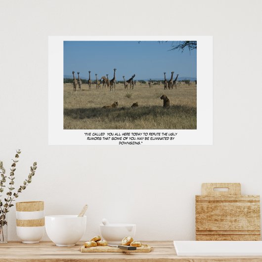 Unternehmensversammlung - Verkleinerung Poster (Küche)