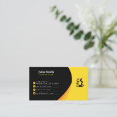 UnternehmensVisitenkarte Visitenkarte (Stehend Vorderseite)