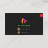 UnternehmensVisitenkarte Visitenkarte (Rückseite)