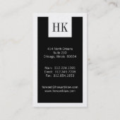 UnternehmensVisitenkarten Visitenkarte (Rückseite)