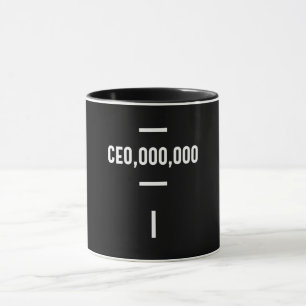 Unternehmer - CEO,000.000 T-Shirt Funny Business Tasse